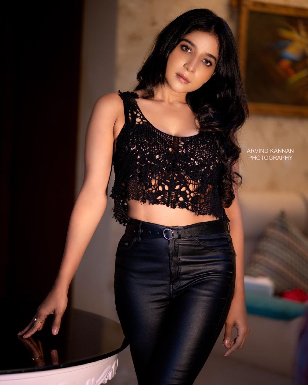 Actress Sakshi Agarwal Latest Hot Photos in Black Dress & Videos