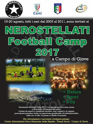 Football camp in collaborazione con l'USD Nerostellati 1910 di Pratola Peligna