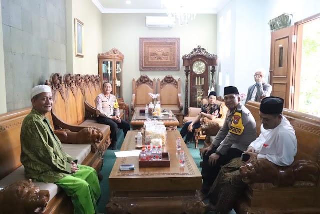 Kapolresta Sidoarjo Silaturahmi Tokoh Ulama, Siap Wujudkan Kondusifitas Kamtibmas