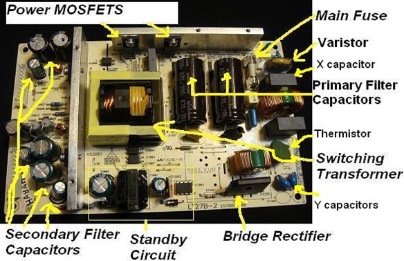 LCD power supply