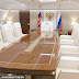 Inside Vlad Force One! Seriously-ill Russian schoolboy films his private tour of Putin's £390million Ilyushin jet that's fitted out with a gold-plated toilet, a king-sized bed fit for a Tsar and a presidential bar (11 Pics)