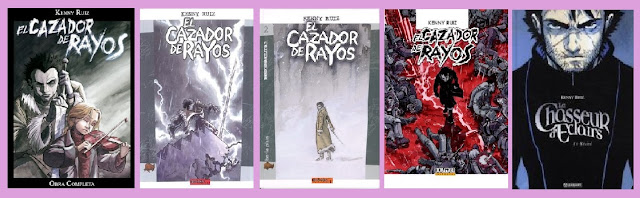 Portadas del cómic distópico de ciencia ficción El cazador de Rayos