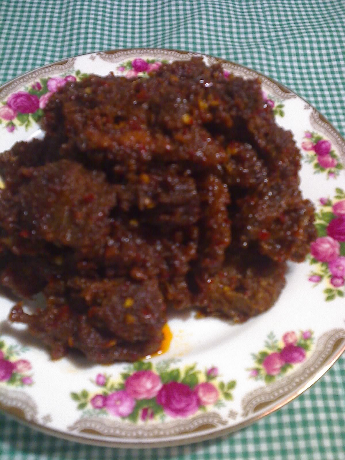 Jari Intanku: DAGING KORBANMASAK DENDENG