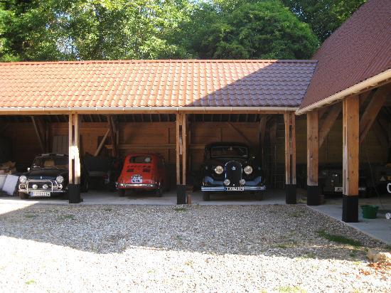 Our French Inspired Home: European Style Garages and Garage Doors
