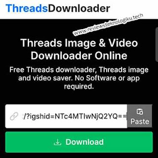 download video di threads app online