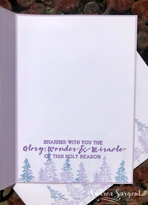 Highland Heather In the Pines Stampin Up card, Andrea Sargent, Valley Inspirations, Independent Stampin' Up Demonstrator, Adelaide Foothills, Australia