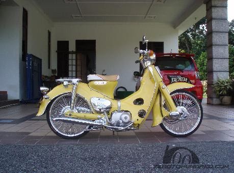 Modifikasi montor: Honda 70 Modifikasi