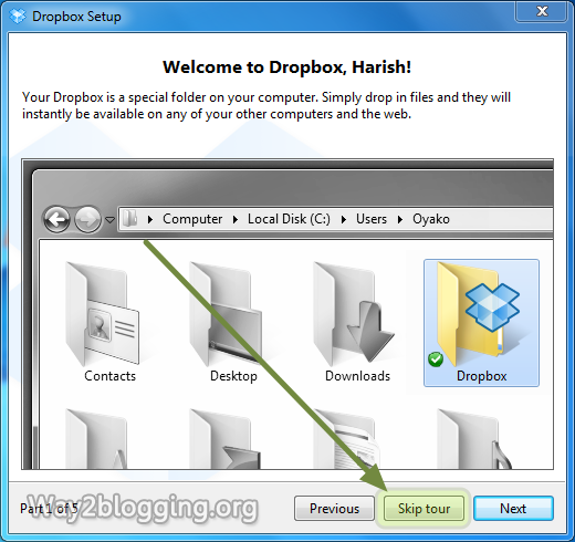 How to Host Your Blogger Script and Files on DropBox for Free - Step7