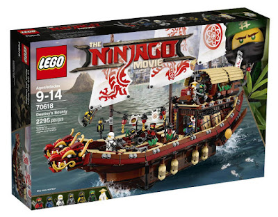 LEGO Ninjago LA PELICULA - 70618 Navío del Destino | 2017 | Juego de Construcción | CAJA JUGUETE