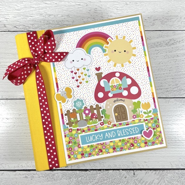 Lucky & Blessed Spring Scrapbook Album By Artsy Albums