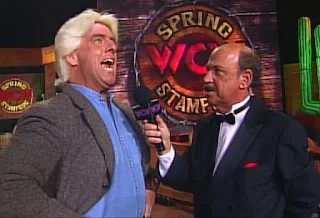 WCW Spring Stampede 1997 - Ric Flair announced his return to action 