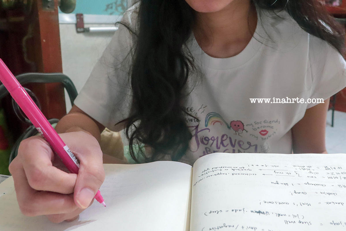 inahrte | study korean hanguel with me | how to learn korean 2