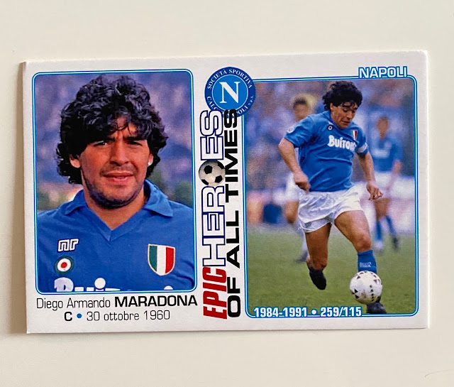 figurina maradona Napoli