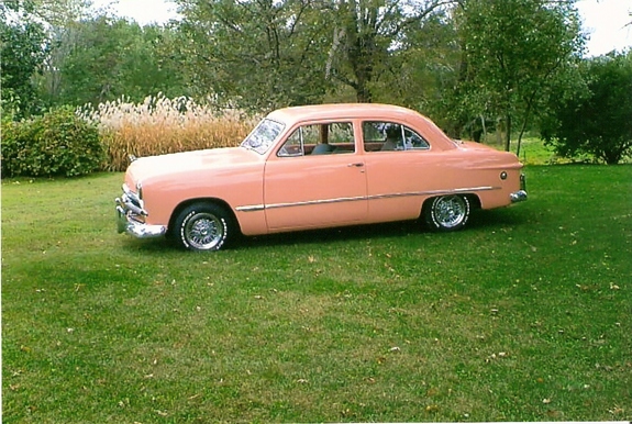 Retro vintage wedding car