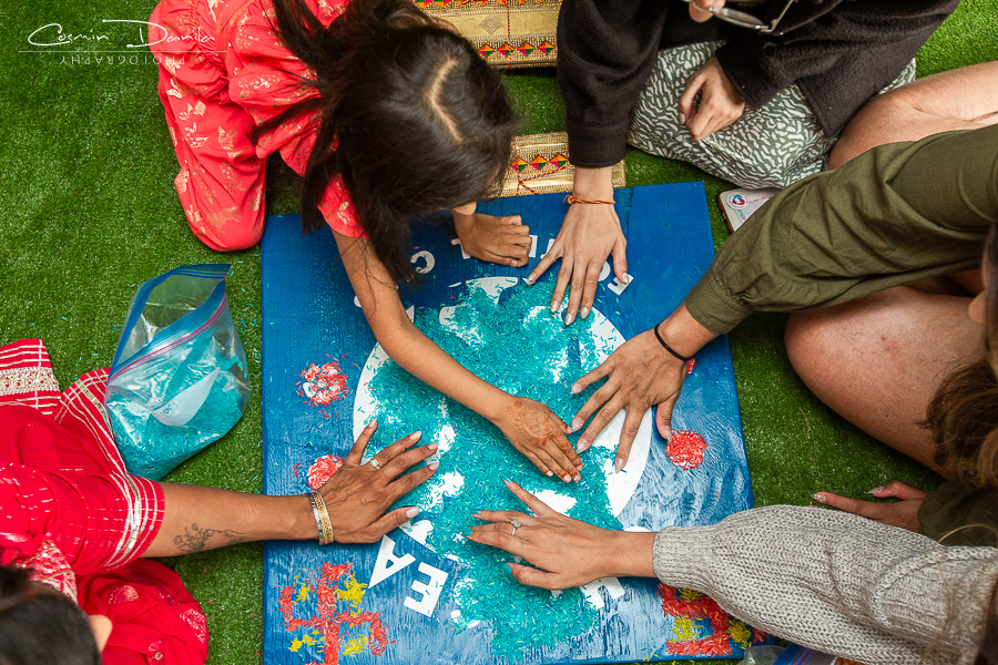 Punjabi Hindu Wedding Rituals Photography Indian Marriage Pictures Edmonton YEG Canada Maiyan Rangoli