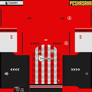 Kit Southampton 2021/22 para Efootball PES 2021