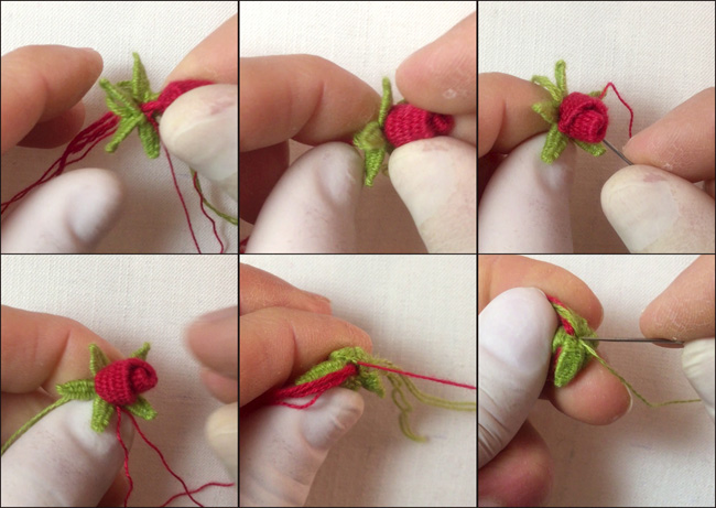 Today, I'm here to introduce a new idea that will add depth to your 3D embroidery work.  I'll be demonstrating how to create three-dimensional rosebuds using the Standalone Woven Picot and Chain Woven Picot Stitch techniques.