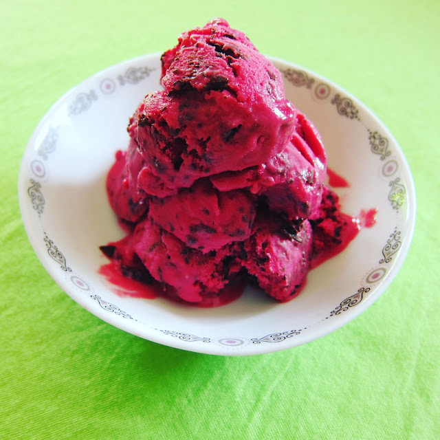 beet ice cream, beetroot ice cream