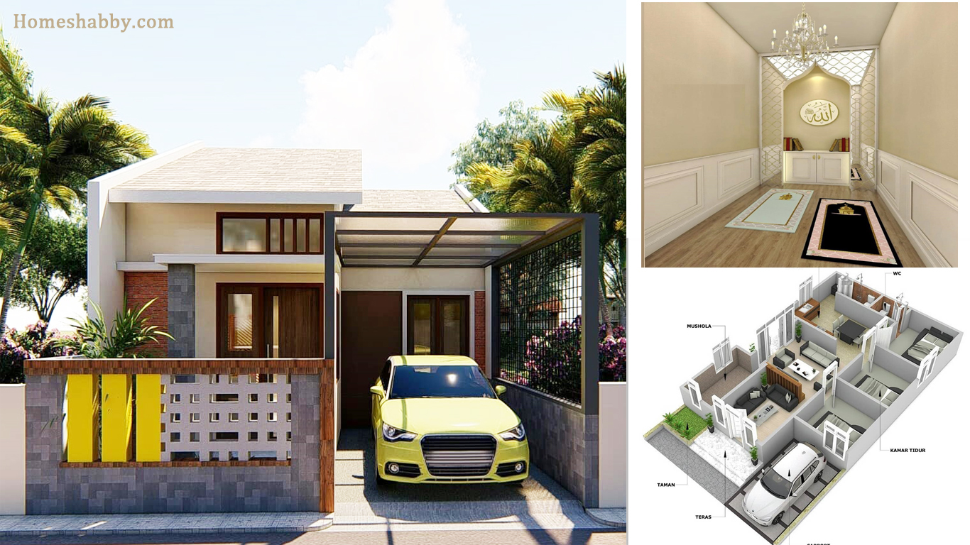 Desain dan Denah Rumah Minimalis Konsep Sederhana dengan 