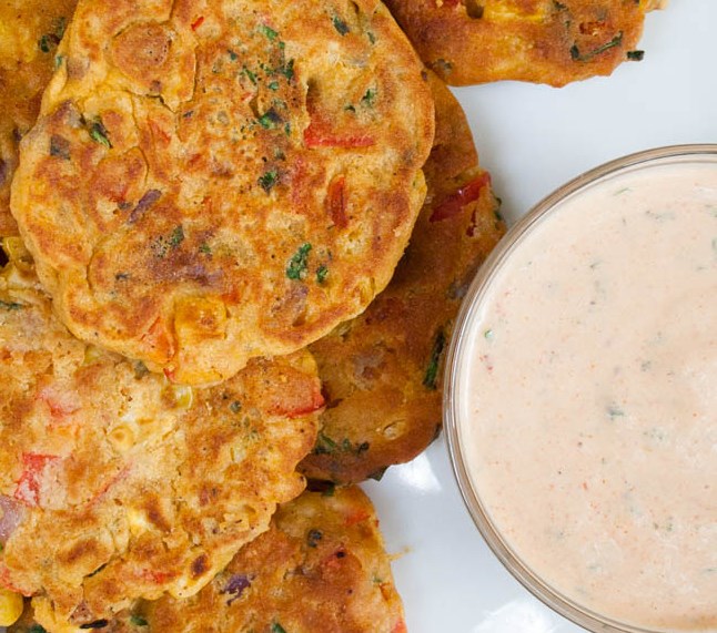 THE MOST AMAZING VEGETABLE FRITTERS #Vegetarian #Meal