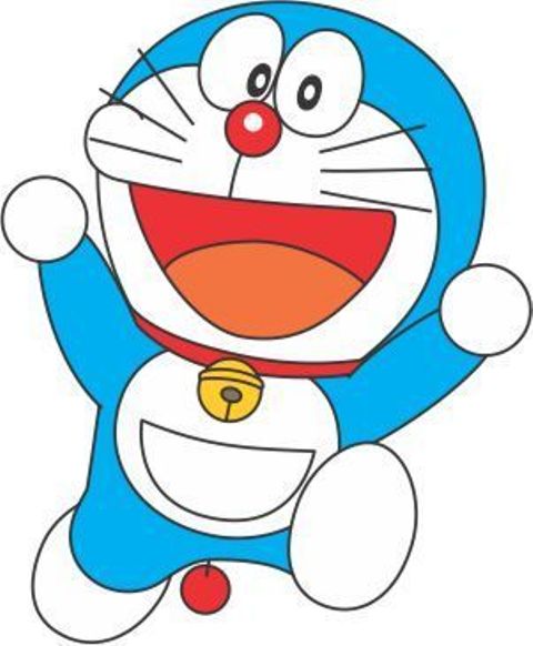 Belajar mewarnai untuk anak gambar doraemon  kucing 