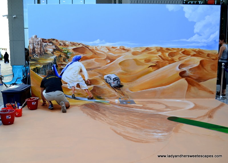 3D art in the making at Dubai Canvas