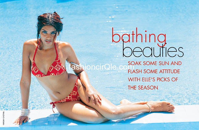 Bikini Pictures: Young Bipasha Basu Bikini Photoshoot For Elle Swimsuit Circa 1998 - hot Hot Hot!!! - FamousCelebrityPicture.com - Famous Celebrity Picture 