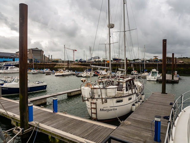 Photo of Maryport Marina yesterday (Thursday) morning