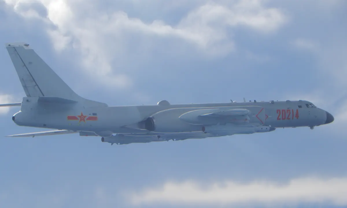 Via Reuters: A People’s Liberation Army H-6 bomber, which can carry nuclear weapons.