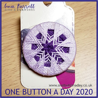 One Button a Day 2020 by Gina Barrett - Day 53: Blossom