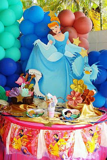 Cinderella, children parties decoration