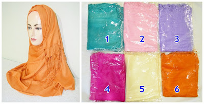 pasmina katun cantik aneka warna | khisan fashion toko jilbab segiempat dan pasmina cantik malang