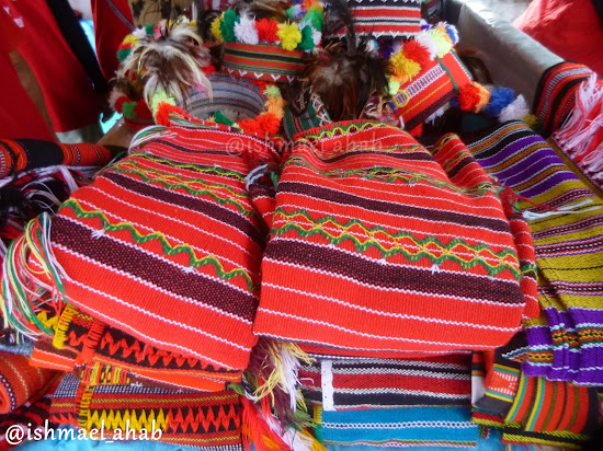 Colorful Igorot cloth in Mines View Park of Baguio City