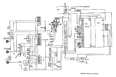 Basic scheme of Digital Multimeter | Electronic Circuits  