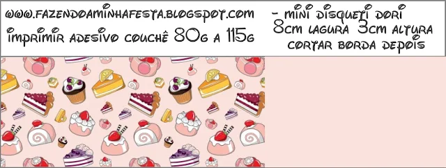 Cupcake Themed Party: Free Printable Candy Bar Labels. Cupcake Themed Party Free Printable Candy Bar Labels.