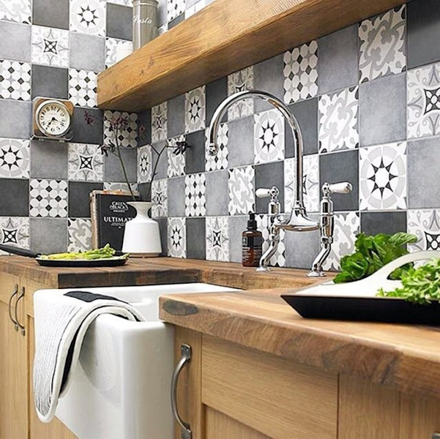 Motif Keramik  Dinding  Dapur Minimalis Modern yang Terbaru 