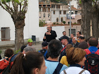 En Pere recordant col·laboradors de les caminades