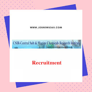 CSIR-CSMCRI Recruitment 2019 for Technical Assistant, Technician (10 Vacancies)