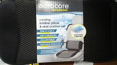  Aerocore Cooling Lumbar Pillow and Cushion Set – breathable, air-cushioned