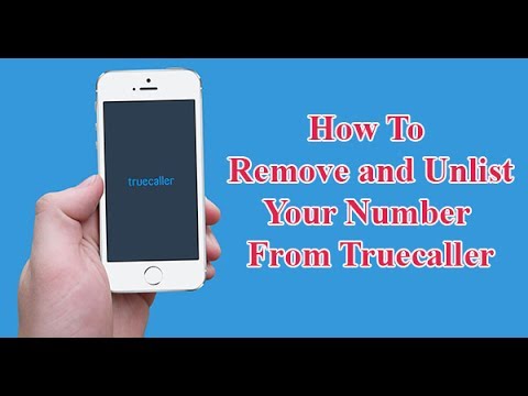 How to remove your number and name from Truecaller?