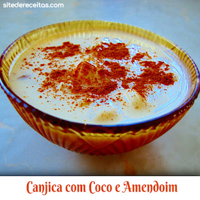 Canjica com Coco e Amendoim