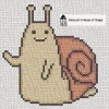  adventure time hello snail cross stitch chart