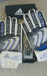 NEW! Adult ADIDAS Fabien Barthez Signature GOALIE KEEPER GLOVES sz 10