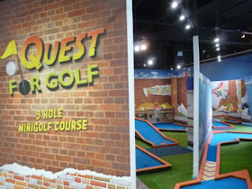 Photo of the Krazy Golf Minigolf course at Quest Merry Hill