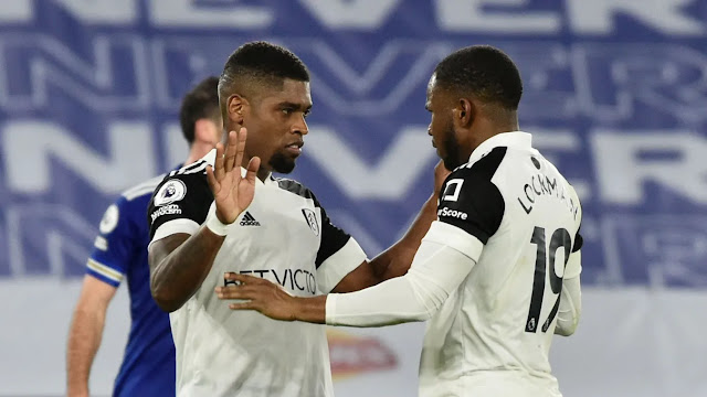 Fulham players Cavaleiro and Lookman