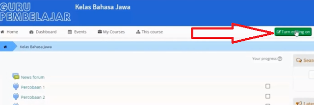  Ada isu gres nih mengenai agenda guru pembelajar dari Kepala Bagian Perencanaan dan Pen Nih Tutorial e-Learning Untuk Pengajar dan Peserta Guru Pembelajar