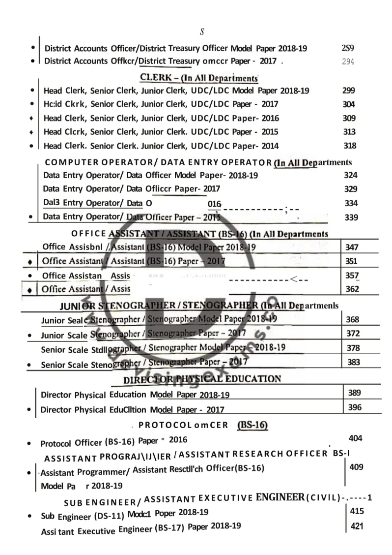 Download SPSC Past Papers Pdf Book All Departments of Sindh