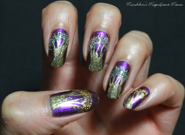 Fall Tree Nail Design