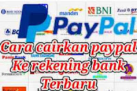 Cara Mencairkan paypal ke rekening bank lokal | withdraw 