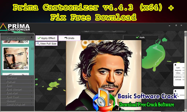 Prima Cartoonizer v4.4.3 (x64) + Fix Free Download | www.basicsoftwarecrack.com